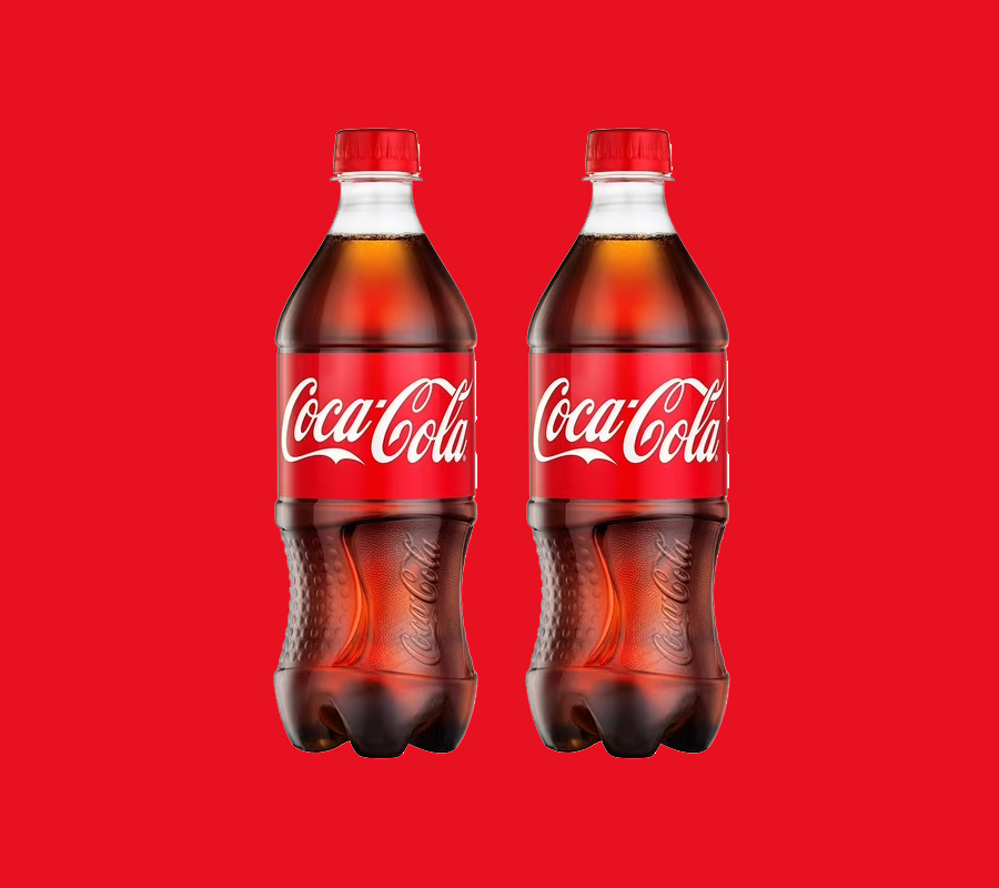 2 20OZ COCA COLA