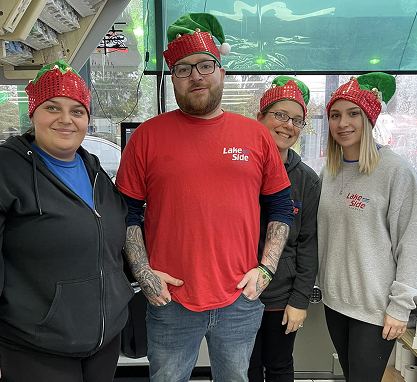 Group of people standing next to each other