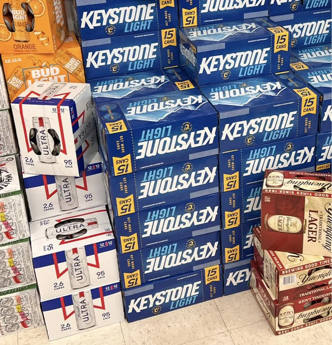 Boxes of product